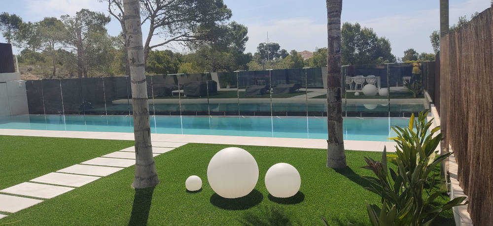 Láminas solares reflectantes piscina