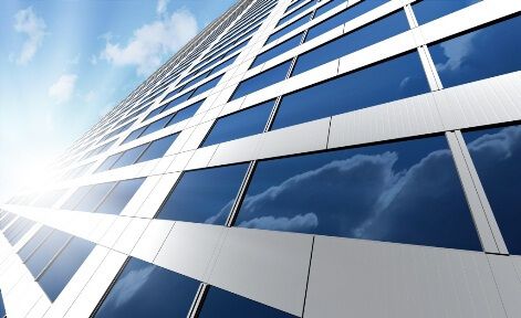 Láminas de protección solar para los vidrios de la oficina